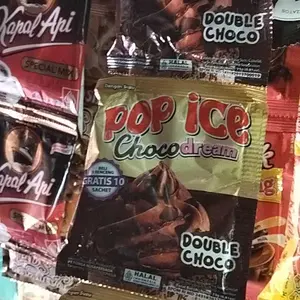 12pcs(Malt, latte, coconut) 20pcs(Double choco) Pop ice choco dream 1 renceng