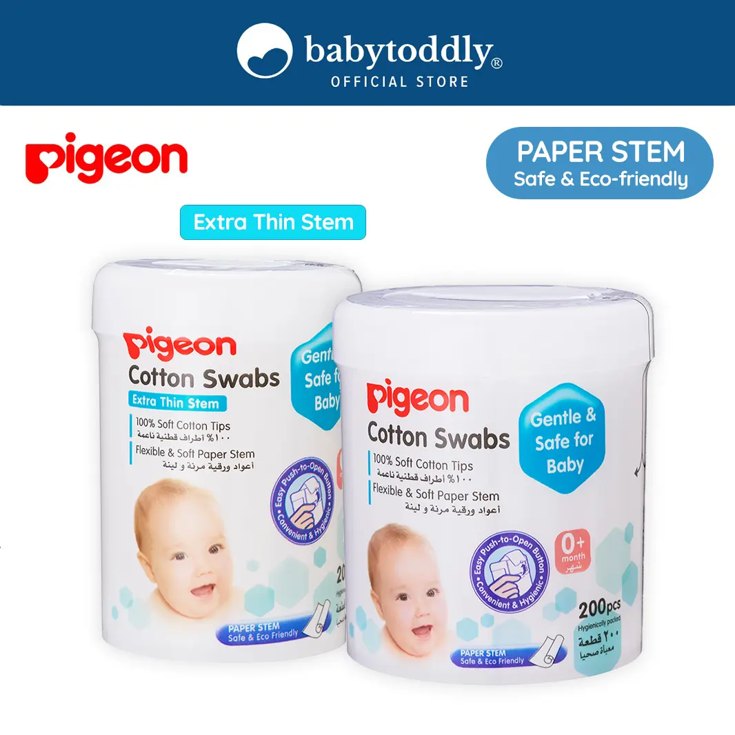 [2-PACK] Pigeon Baby Cotton Bud Cotton Swab Ear Cleaning