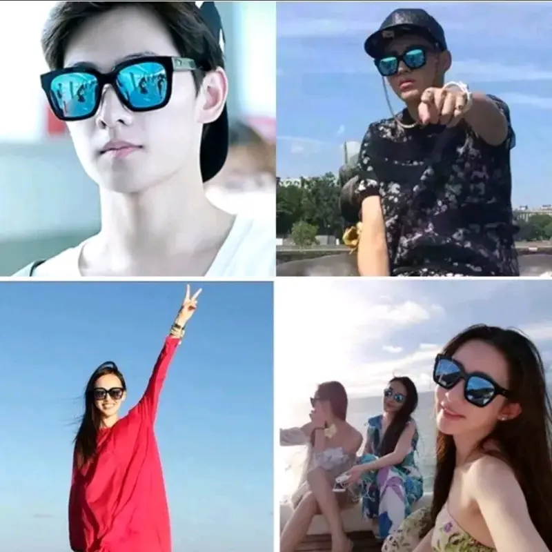 Kacamata Pria Wanita Korean Style Anti Silau Gaya Dan Trendy Eyewear Sunglasses 6