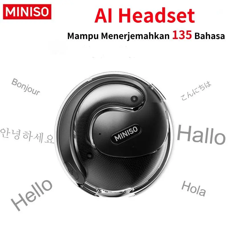 Miniso X15 PRO AI TWS Smart Translation Headphones Bluetooth