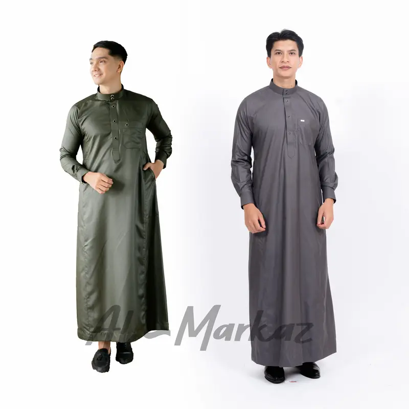 Jubah Pria Muslim Gamis Slimfit "GULAM" Panjang Dewasa 1