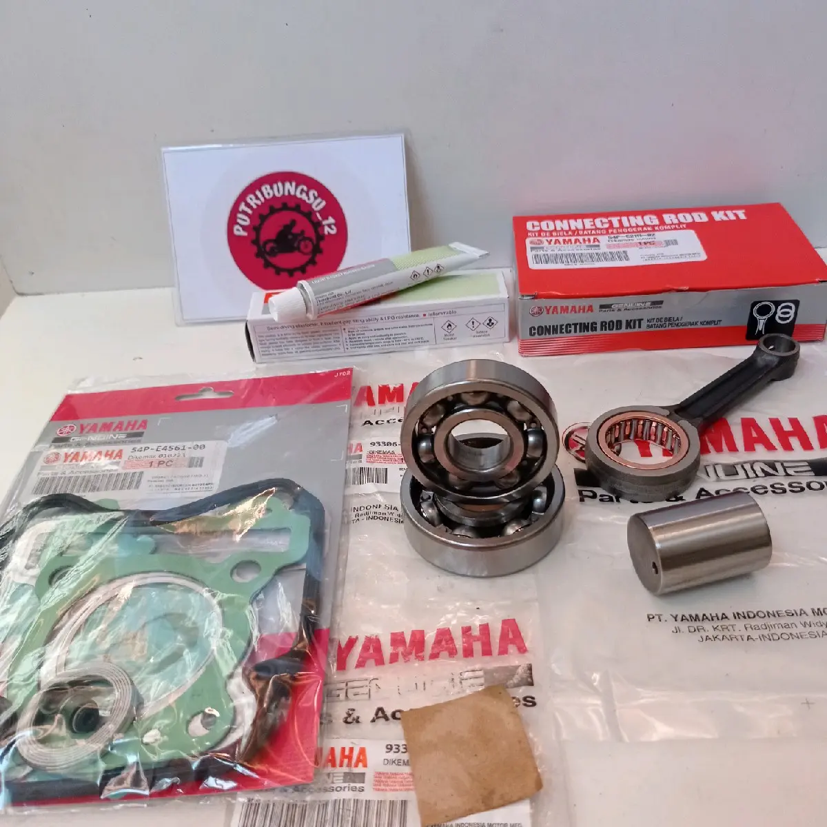 Paket Lengkap Stang seher Mio J Soul GT X Ride 115 fino fi 113+Top Set,rem trebon yamaha