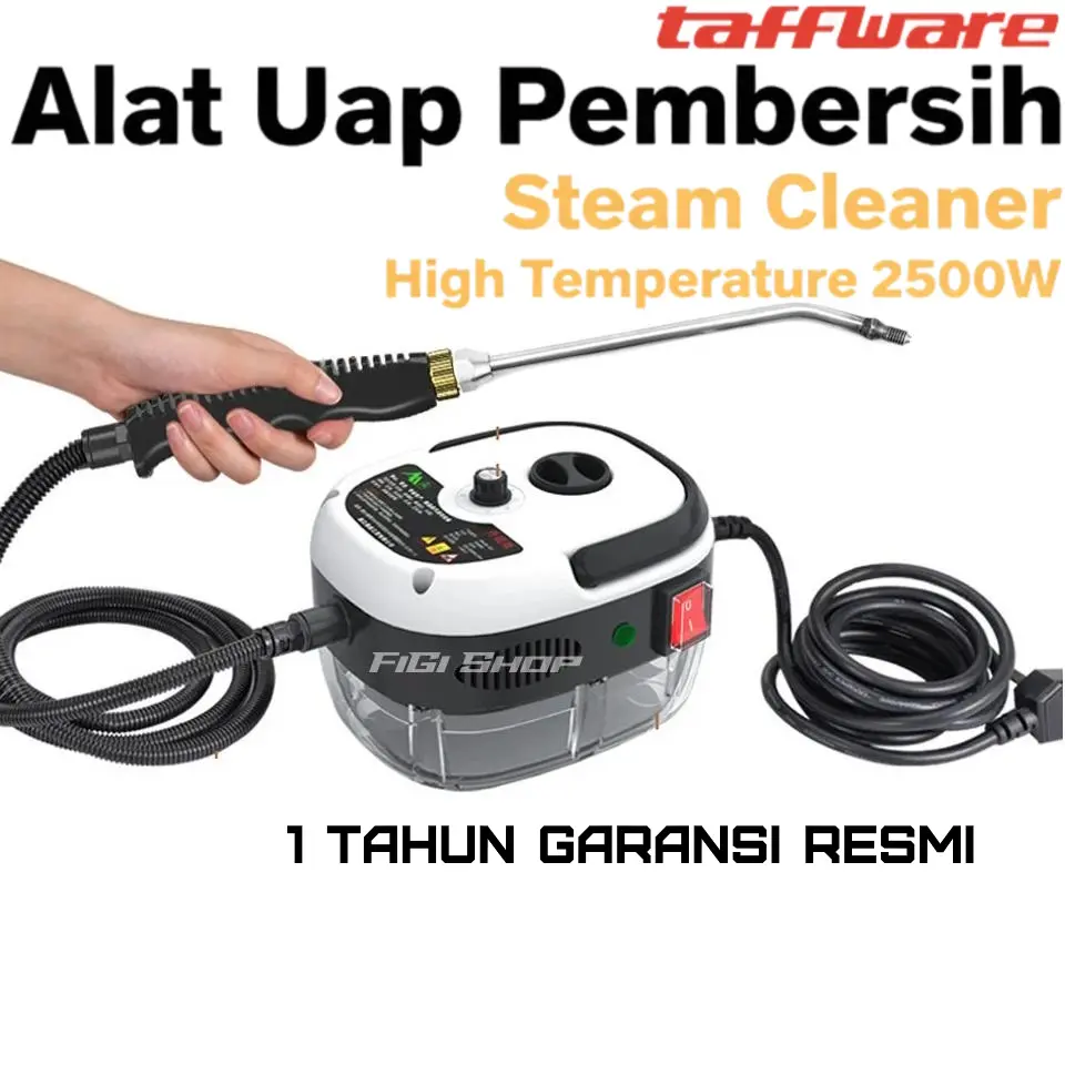 Mesin Uap Pembersih 2500W Taffware AH-SL-001 Steam Cleaner Dapur MBG SPPG