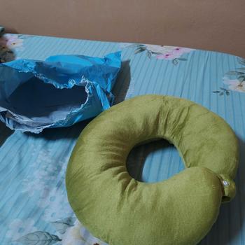 Product Review of Neck Support Cushion U Shape Travel Pillow Soft Car Plane Sleeping Bantal Tengkuk Ringan Lembut Kereta Flight Bedding Cotton from G**e A**r 1