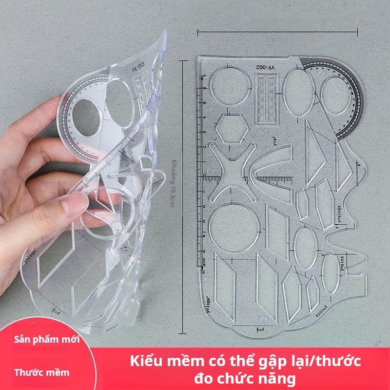 Product Introduction of Thước Chức Năng Đa Chức Năng, Thước Đo Hình Dạng Toán Học, Thước Vẽ Toán Học, Dụng Cụ Học Tập, Thích Hợp Để Đo Lường, Quà Tặng Cho Trẻ Em, Tuyệt Vời Làm Bút Chì Vĩnh Cửu 0
