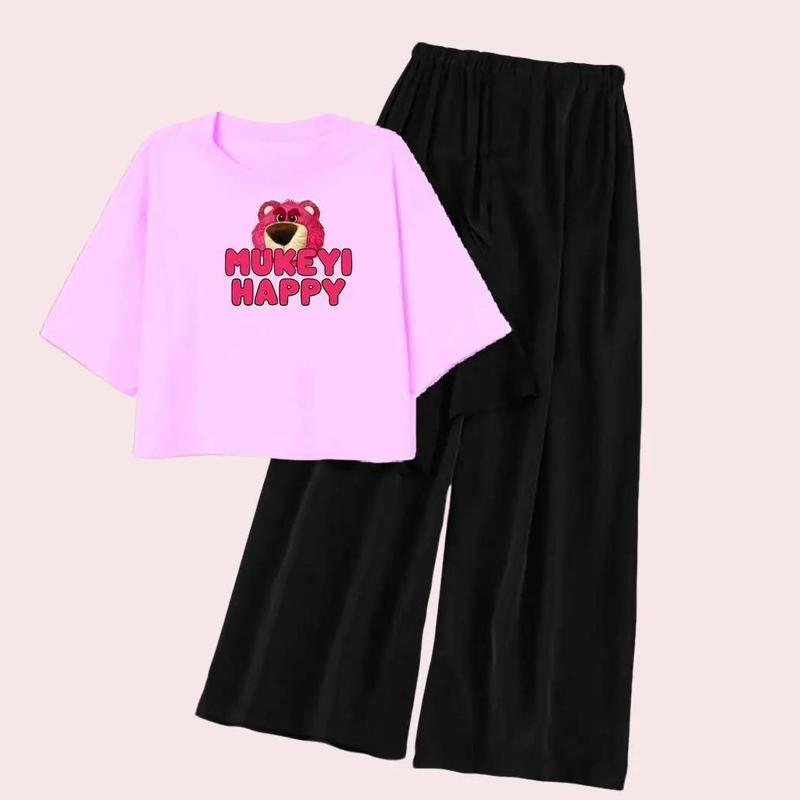 Setelan Remaja Baju dan Celana Kulot Lotso Series Fashion Usia 9-12 Tahun 3
