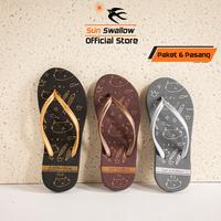 Gambar Paket 6 Pasang Sandal Jepit Karet Wanita Sendal Sun Swallow Cat Motif Kucing dari Sun Swallow Sandals Kota Administrasi Jakarta Utara 1 Tokopedia