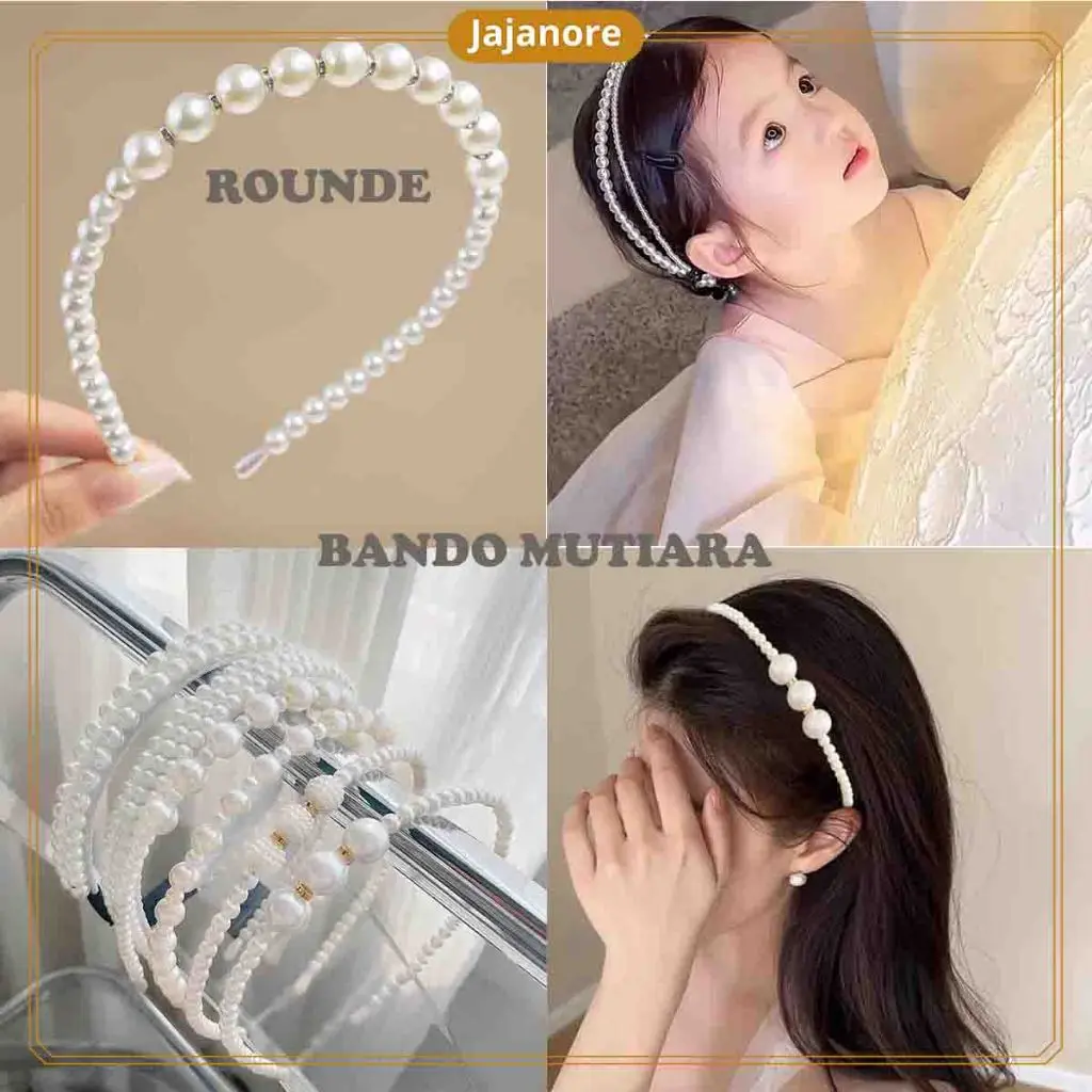 JR - BANDO MUTIARA KOREA PEARL CANTIK / BANDO KOREA MUTIARA / BANDO ANAK / KOREA HEADBAND MUTIARA