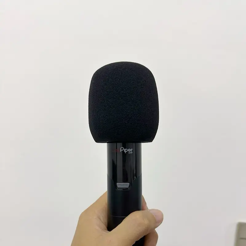 [Buy 12 Get 18] Black Color Premium Mic Cover Sponge for JazPiper Professional Microphones