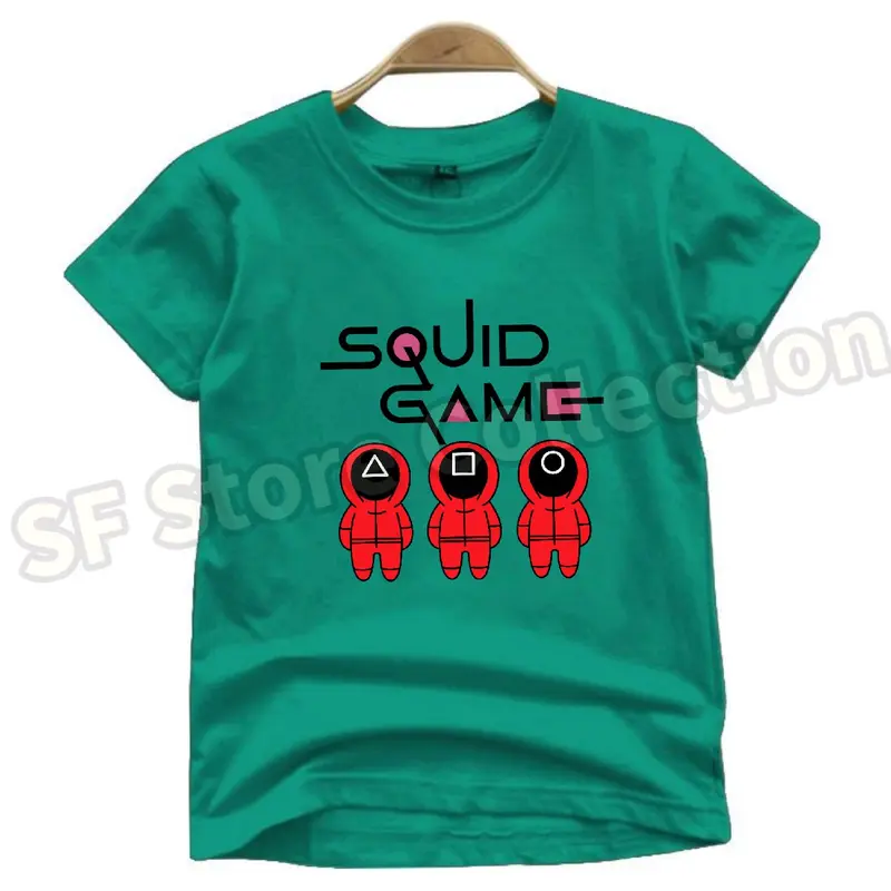 Kaos Anak Perempuan dan Laki Laki Squid Game - Fashion Anak 6