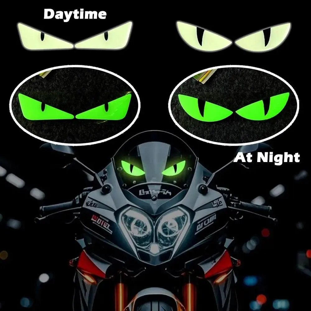 Reflective for Motorcycle Stickers Devil's Eye Decals Scoote - TikTok ...
