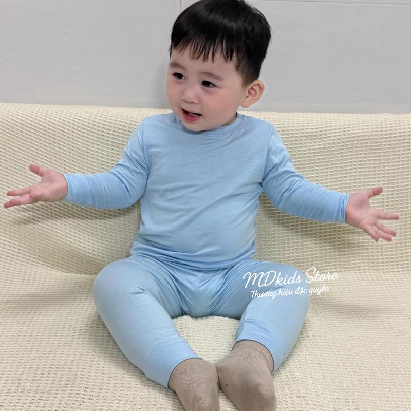 Bộ thun lạnh TAY DÀI QUẦN DÀI Cho Bé Trai Bé Gái | 5–20kg | Gold Kids