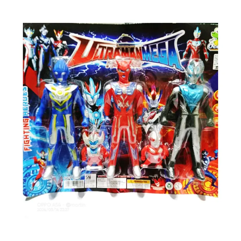 MAINAN SET FIGURE SUPERHERO ANAK ULTRAMAN MEGA ISI 5 PCS ULTRAMEN 0
