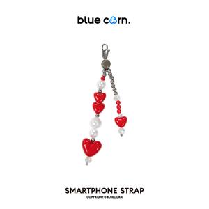 Bluecorn Original Lobster Clasp Series Minimalist Beaded Double-Tail Phone Strap & Charm