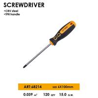 Gambar DINGQI Obeng Karet Plus Screwdriver Philips Screwdriver 68214 68319 - 6x100mm 68214 dari DINGQI INDONESIA Kota Administrasi Jakarta Utara 1 Tokopedia