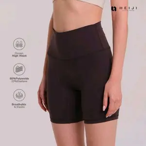 HEIJI -  1/3 High Waist Women's Yoga & Sport Legging - Legging Celana Pendek