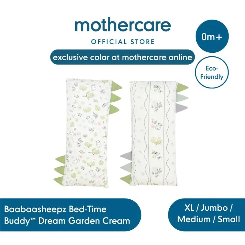 Baabaasheepz Bed-Time Buddy™ Dream Garden Cream - Bantal Tidur Anak