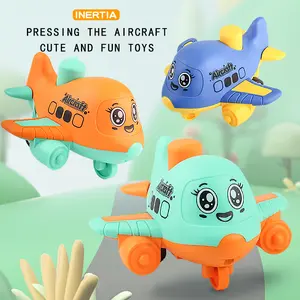Press and Go aircraft Toys for Toddlers 1-3, Animal Racing Cars, Infant Play Vehicle Set, Push Go Friction Car Toys