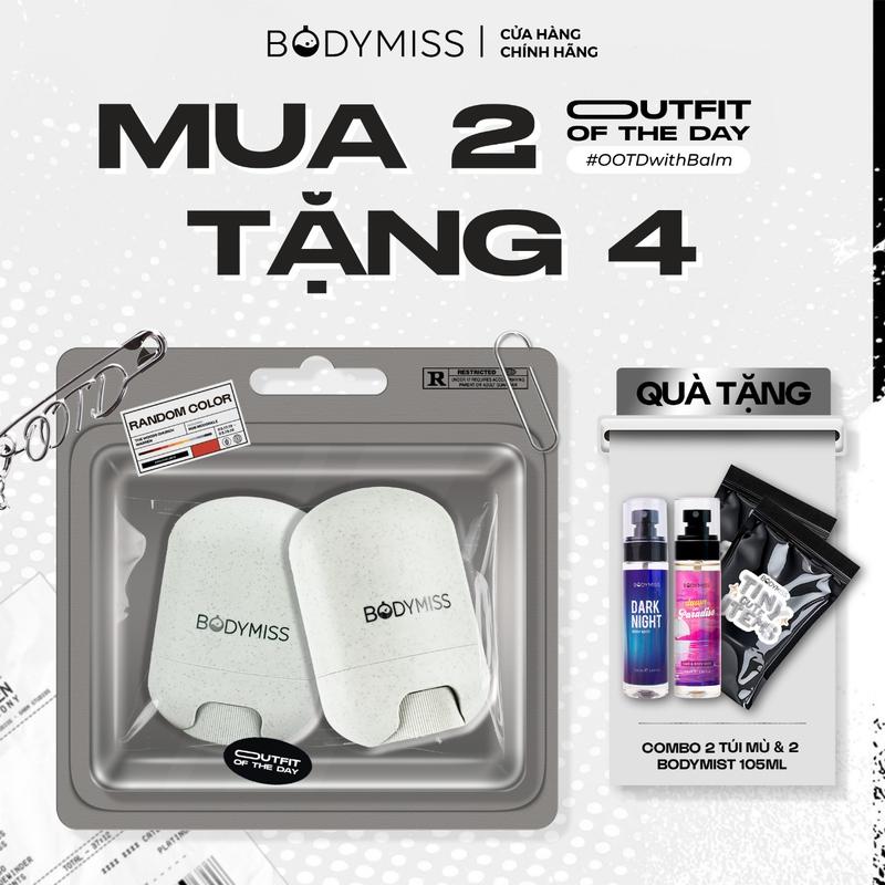 DEAL LIVE - MUA 2 TẶNG 4 Nước Hoa Khô Dành Cho Nam Nữ Unisex Phụ Kiện Tiện Lợi Bỏ Túi Bodymiss Nước Hoa Sáp 3 Tầng Hương Thơm Cho Học Sinh Sinh Viên Perfume Cosmetic Women