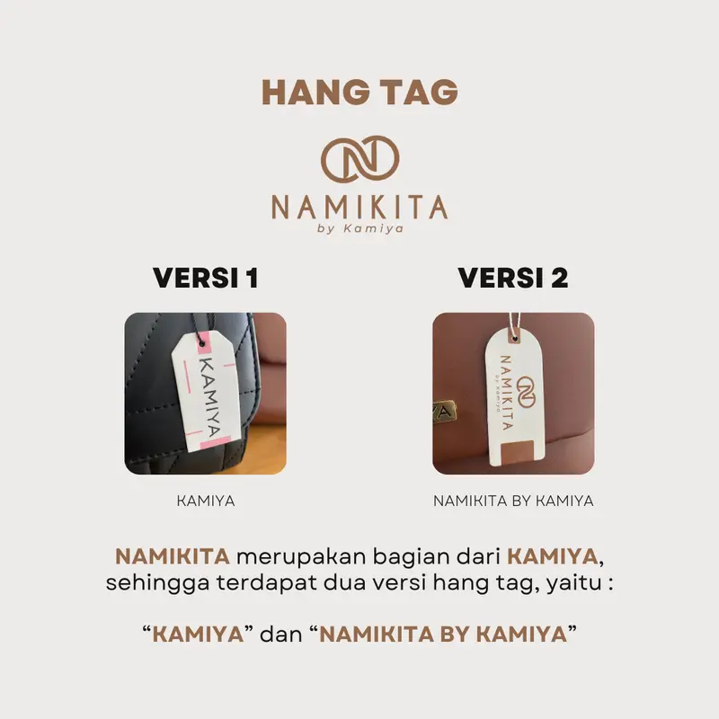 (Namikita) Orlin Tote Bag -  Free Goodie Bag  Tas Bahu Wanita Serut Totebag Perempuan Cewek 8