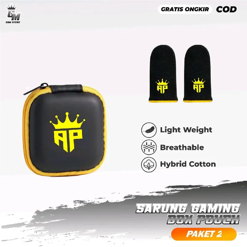 sarung jempol apking premium free box gaming 0
