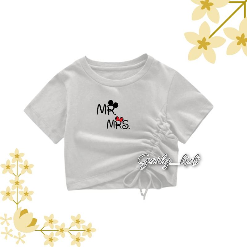 Product Introduction of Atasan Kaos Crop Top Lengan Pendek Anak Perempuan 4