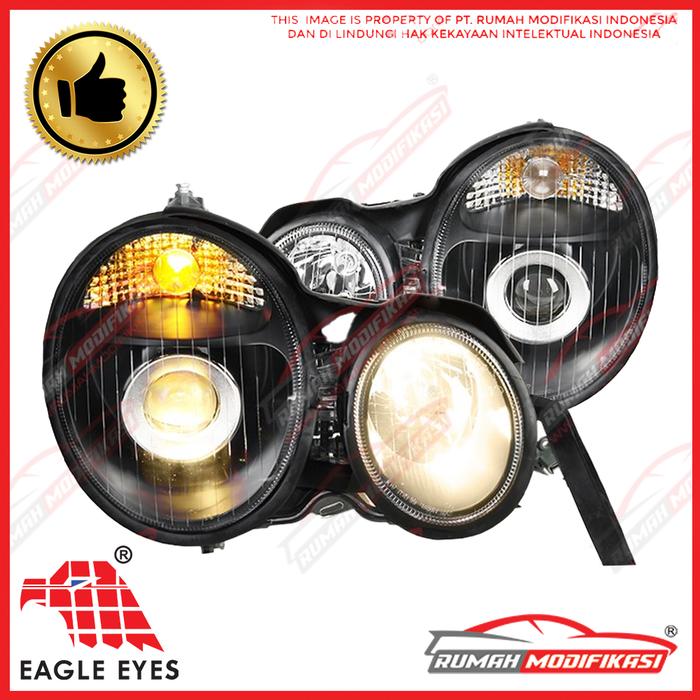 Gambar HEADLAMP – BENZ W210 E-CLASS 1996-1999 – PROJECTOR – BLACK - Spesifikasi dari Rumah-Modifikasi Kota Tangerang Tokopedia