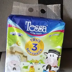 TESSA Facial Tissue Trio SoftPack 3pcs x 110s x 3ply Hemat