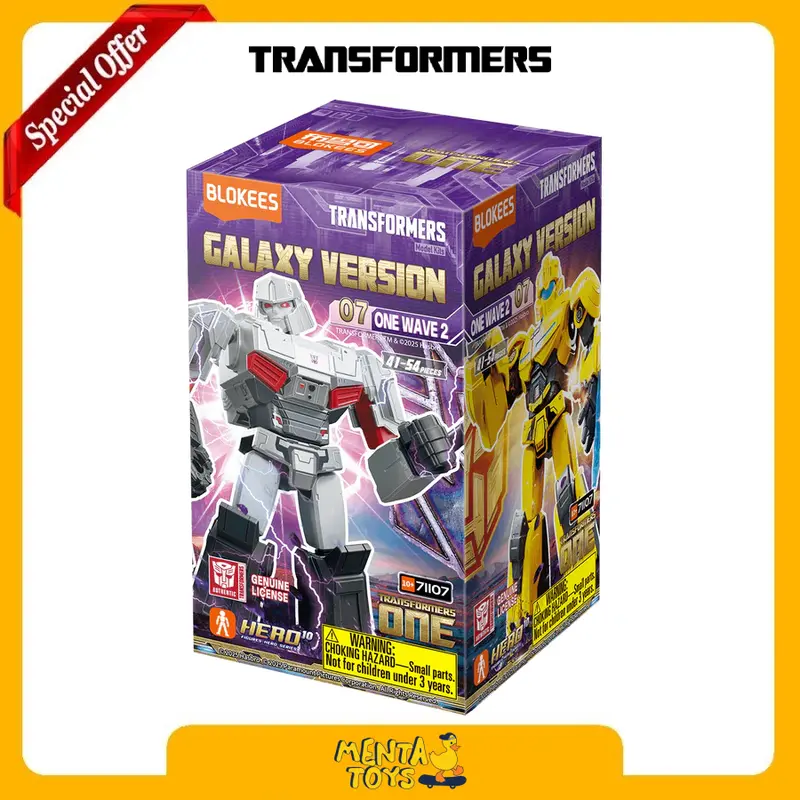 Blokees Figures Transformers - Galaxy Version GV 07 One Wave 2 - 71107 GV07 Rise of Factions Blind Box 1