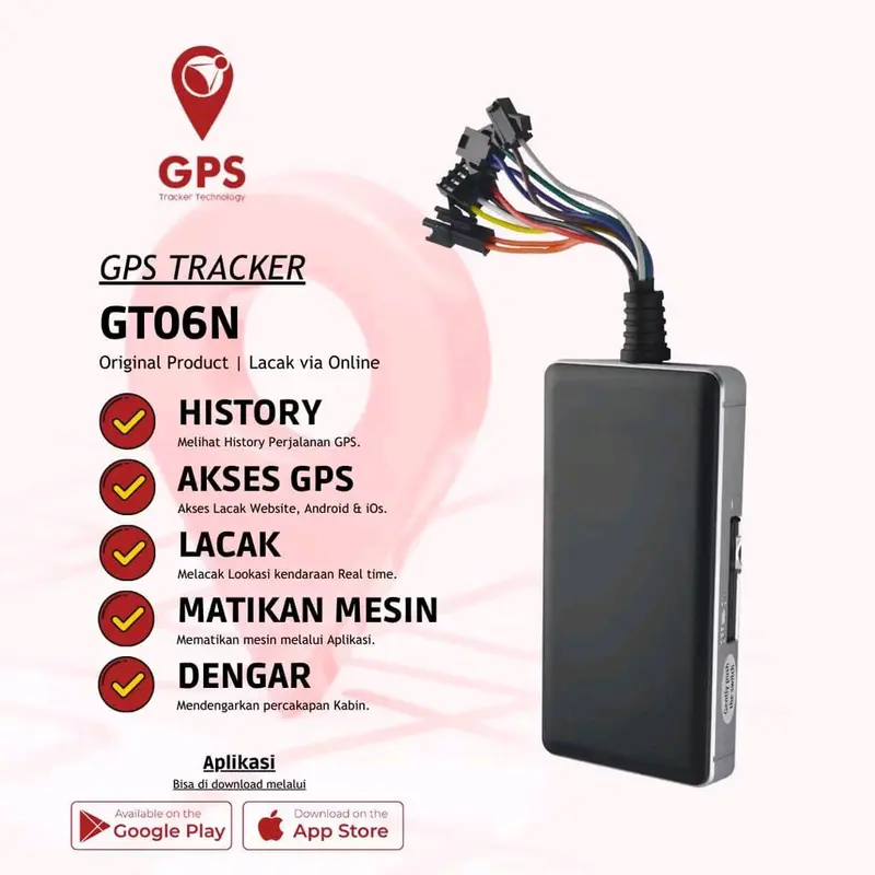 GPS GT06N sudah dapat server seumur hidup dan gratis kartu perbulannya hanya 15rb 2