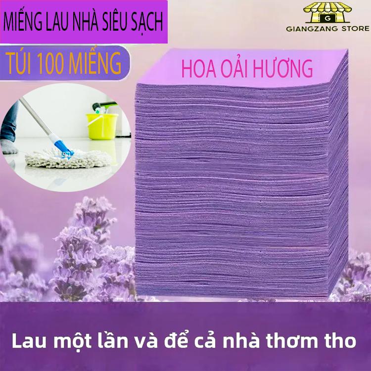    TÚI TO 100 MIẾNG   Miếng Lau Sàn Hòa Tan Trong Nước Lau Sàn Ngói Làm Sạch Máy Tính Bảng Phòng Hộ Gia Đình Sàn Gỗ Vệ Sinh Lát 
