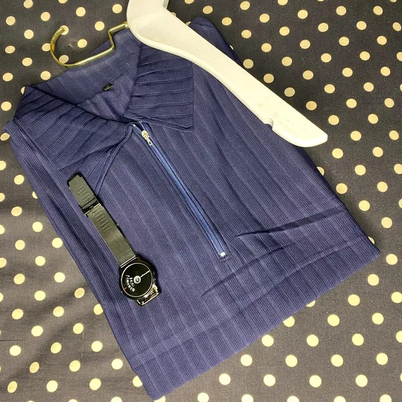 POLO.CO Kaos kerah katun knit premium model reguler untuk semua kebutuhan santai dan casual tipe lengan pendek Panjang Keren Pria Basic Navy 2