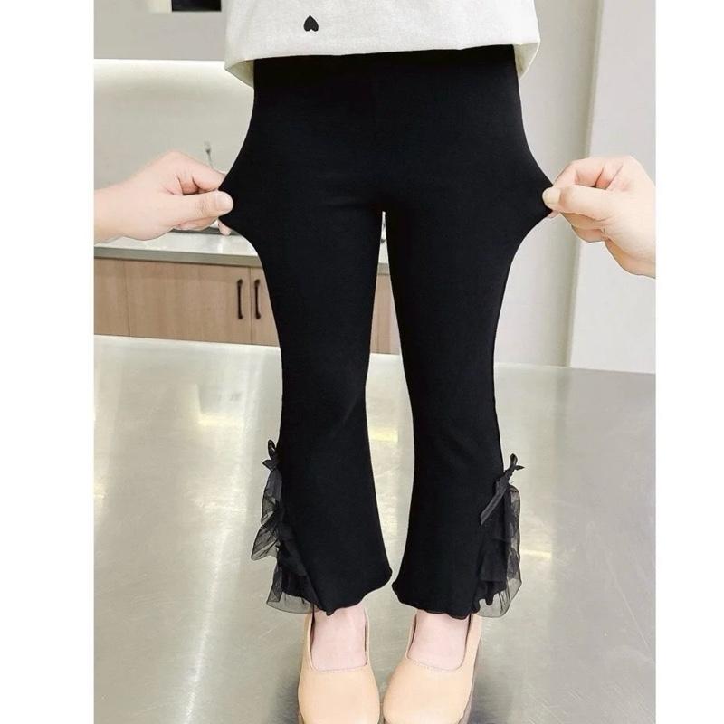  Quần Lót Lông Nhung Ống Loe Mềm Mướt Dày Dặn Dành Cho Bé Gái   Size 10 - 40 kg   