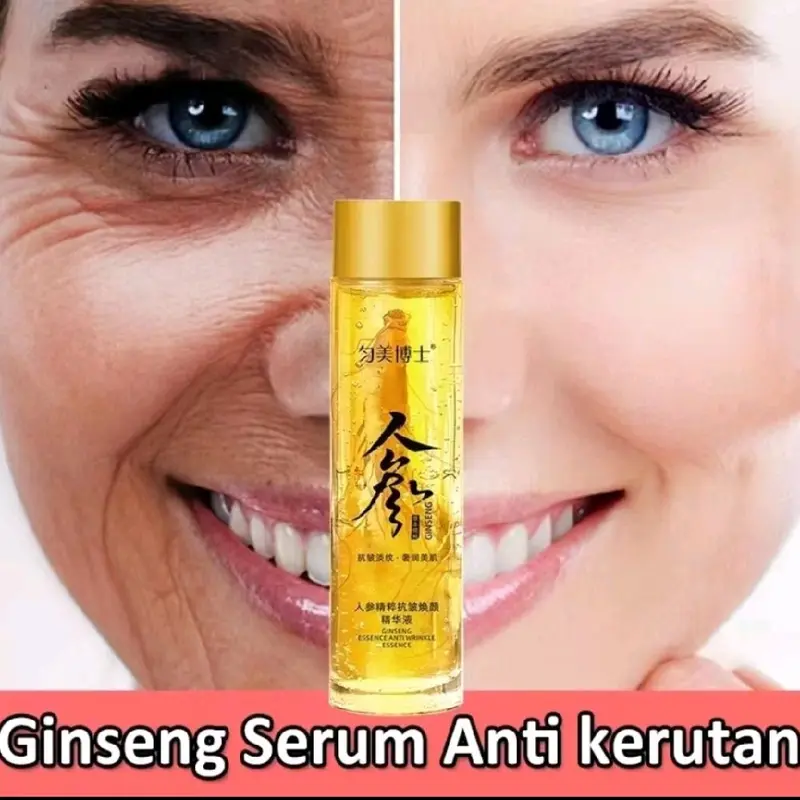 Essensi SERUM Ginseng Anti Kerut Serum Wajah 120ML - MEGATASI Kerutan DI WAJAH. Mengencangkan. Perawatan 0