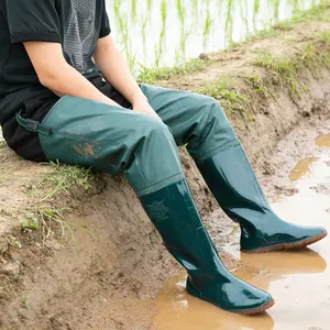 Sepatu Boot Sawah Panjang Anti Keong Petani Mancing Pants Anti Air