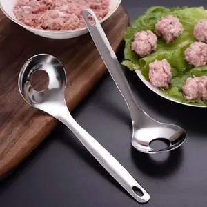 SENDOK CETAKAN BAKSO STAINLESS STELL ALAT CETAKAN MEATBALL