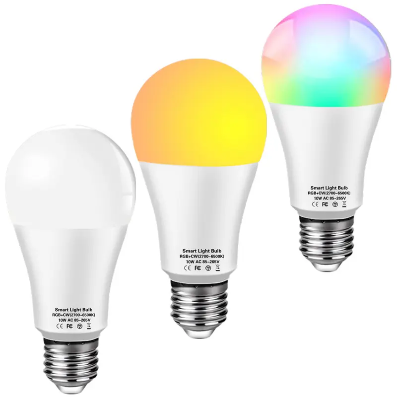 (COD) SPARKLE Lampu LED Smart Bluetooth (Smart Wifi LED Bulb) - GARANSI TOKO 1 TAHUN Bohlam Kotak Baterai Plastik Rgb 1