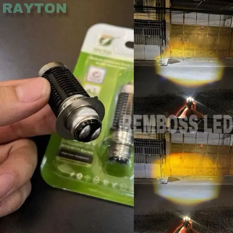 ￼ORIGINAL RTD RAYTON LAMPU UTAMA H6 LASER M11S UPGRADE NEW EDITION LEBIH TERANG H6 LASER 2 WARNA GARANSI 1