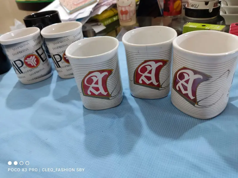 Mug kopi / gelas tinggi bahan keramik dan Gelas  branding 4