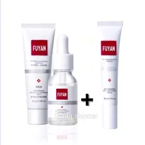 [PAKET LENGKAP] 1 Sabun+1 Serum+1 Cream Fuyan/Fuyan Whitening/Serum Essence/Cream flek dan bintik hitam Kusam Mencerahkan Wajah Memutihkan