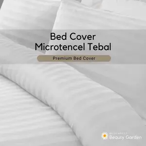 Bedcover Microtencel Only 140x230 & 200x230 Jumbo | Tebal 8oz The Star Premium | Selimut Hotel