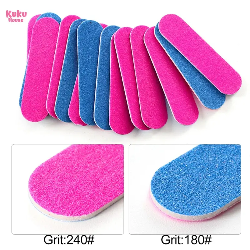 double sided mini nail file Kikir kuku penghalus kuku Perawatan Kuku 4