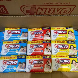 8pcs Sabun Batang NUVO 72 Gram Varian Random Mandi Soap - Nuvo Family
