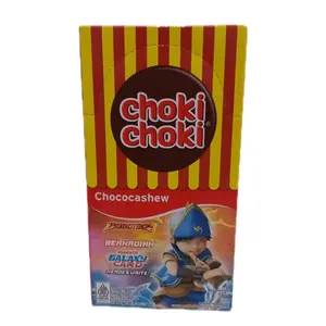 CHOKI CHOKI PASTA 1 BOX ISI 20PCS Rasa Lezat dan Unik Berhadiah Kartu Monsta Galaxy Cemilan Chocolate
