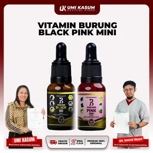 Vitamin Burung Black Pink MINI Umi Kasum Untuk Imunitas dan Penggacor Semua Jenis Burung Original | AFF | TPM-THM