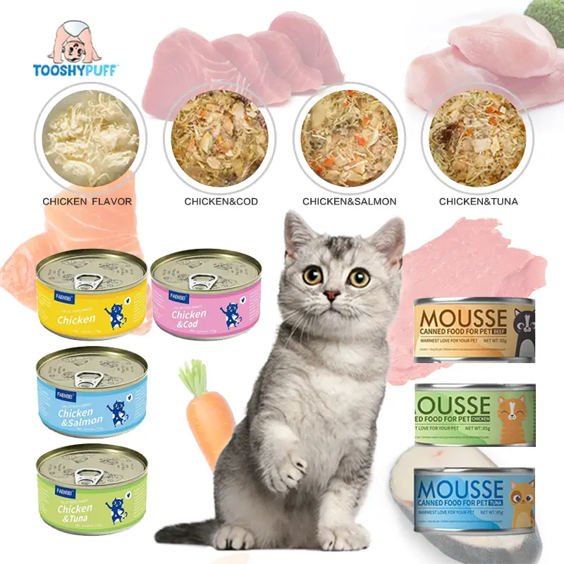 [Bundle of 6] Cat treats/Cat food/Cat Canned food (85g/170g)