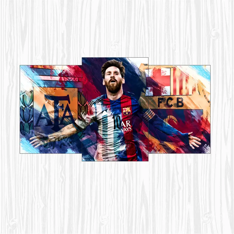 Hiasan Dinding Poster Bola 90cm x 50cm dan 40cm x 60cm - Motif Football 4