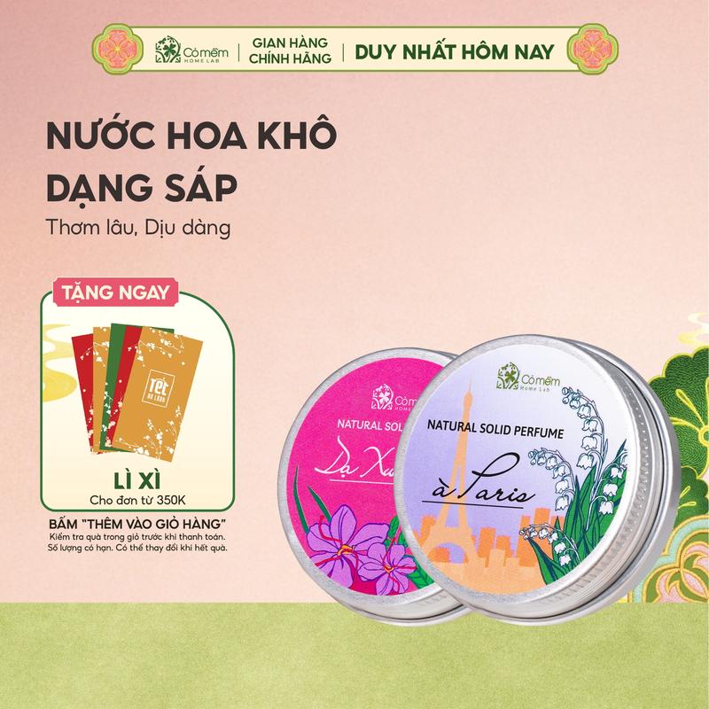 Nước Hoa Khô Thiên Nhiên Cỏ Mềm HomeLab 10g