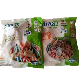 Paket hemat Mitraku seblak Seafood Bakso mix dan Dumpling Mix dapat 2 pcs makanan Instan Frozen food