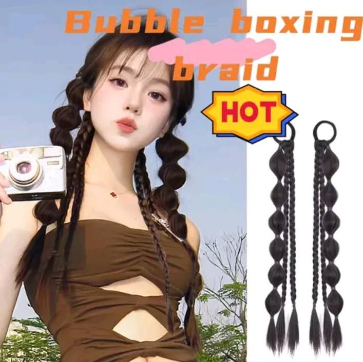 Griya Rema Rambut Kepang Rambut Sambung Hair Extension Rambut Kepang Balon Rambut Kepang Lucu Hair extension Kepang 2